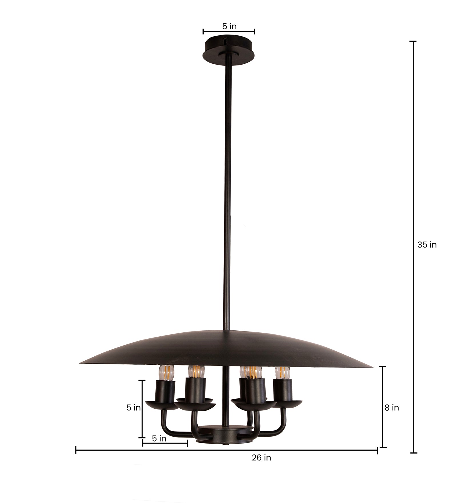 Pelican 6 Lt Chandelier By Shoppeefry