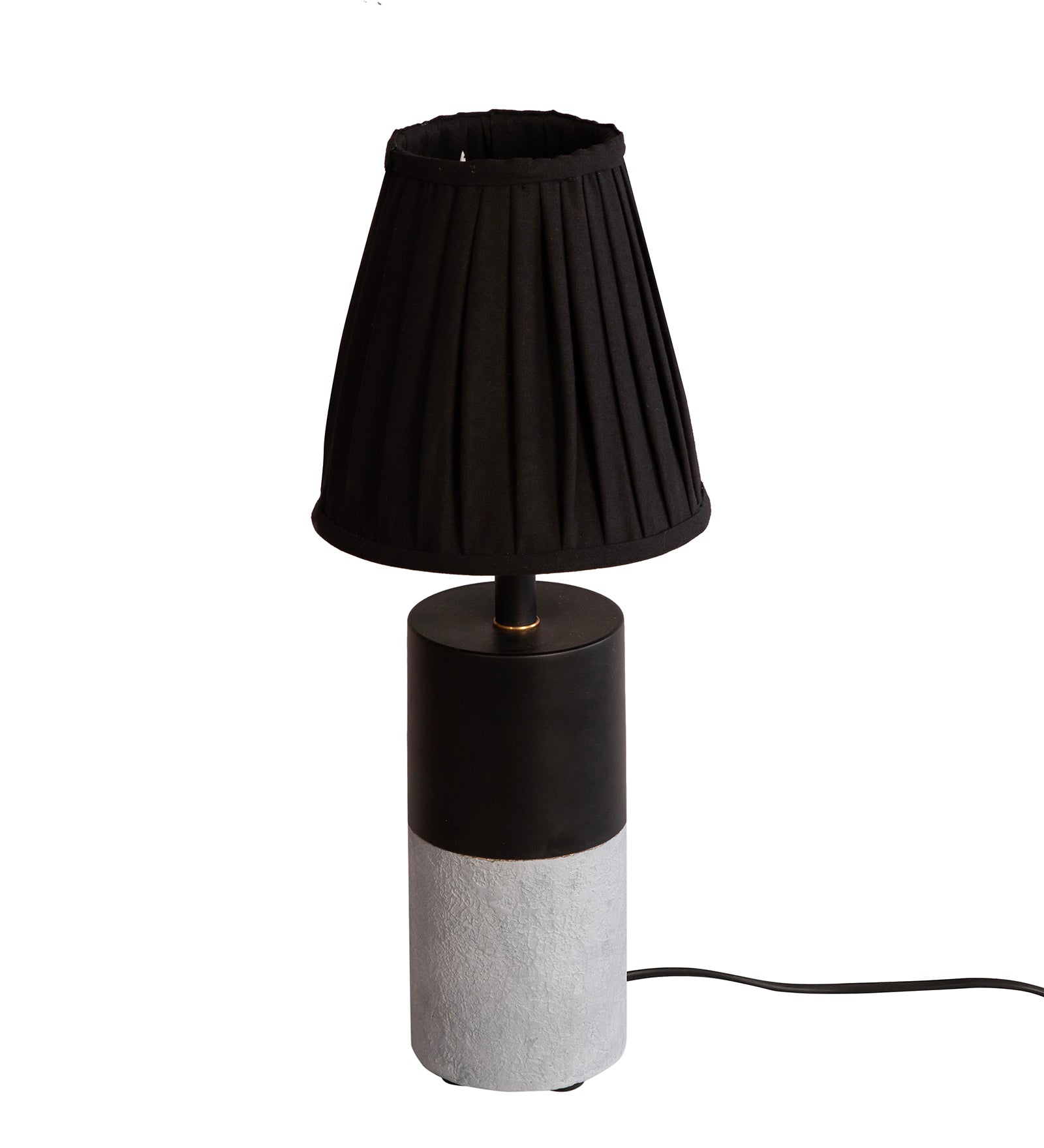 Concrete Drum Table Lamp By Shoppeefry