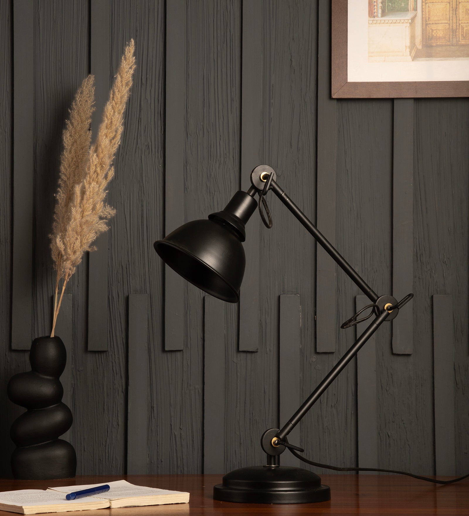 Sweden Black Swing Arm Desk Lamp By Shoppeefry