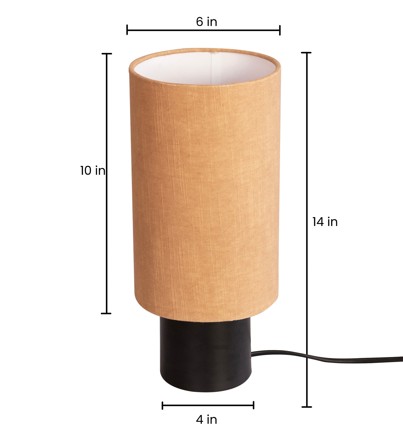 Modern Cylinder Table Lamp By Shoppeefry