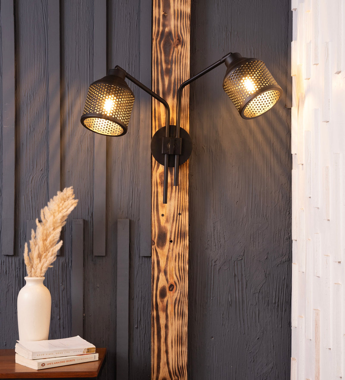 Riddle Wall Lamp Double Arm By Shoppeefry Shoppeefry