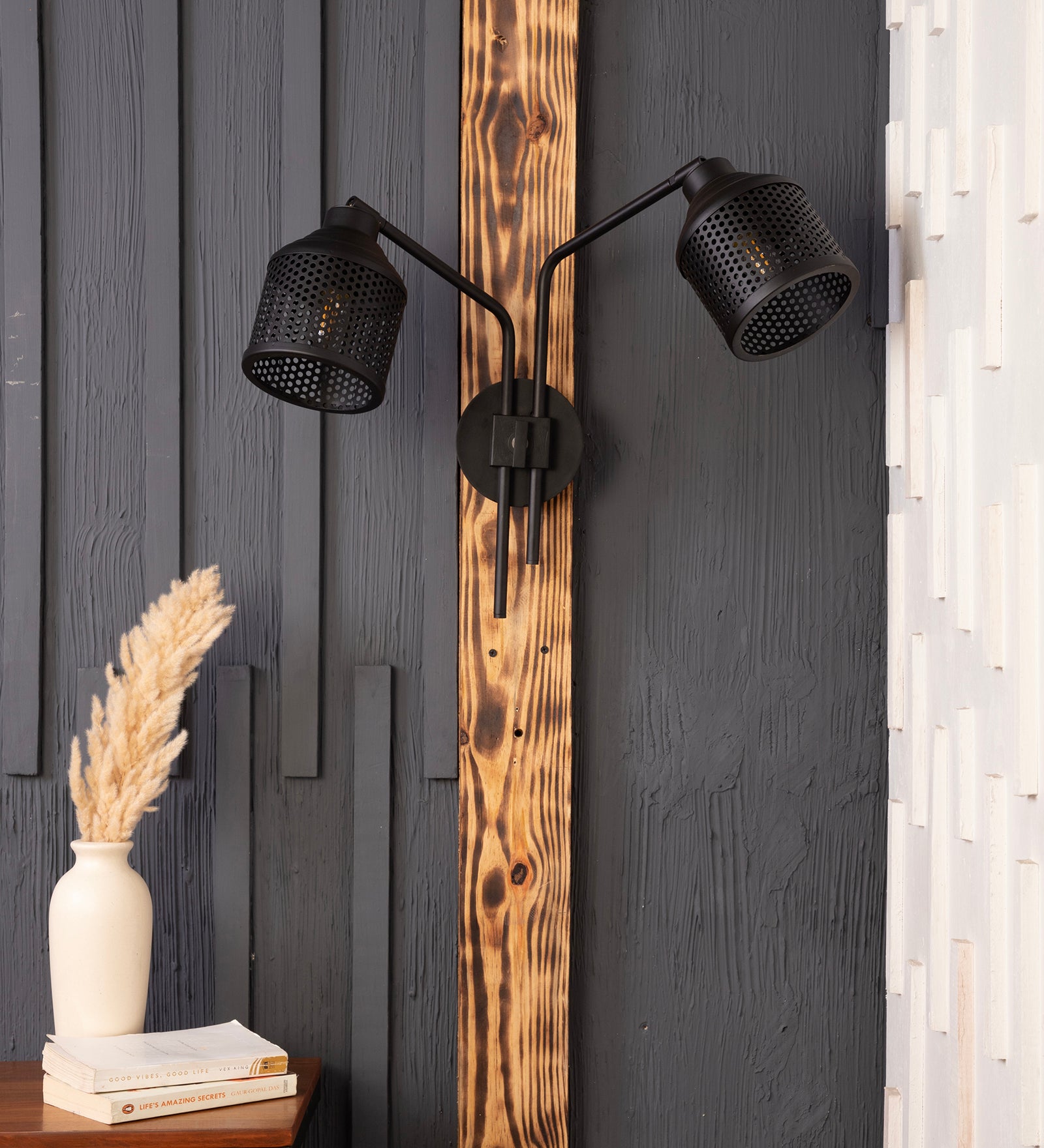 Riddle Wall Lamp Double Arm By Shoppeefry