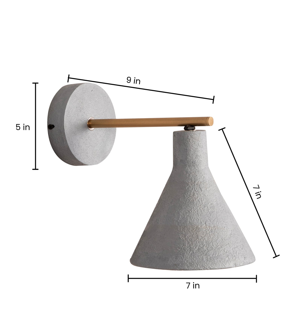 Concrete Wall Sconce By Shoppeefry Shoppeefry