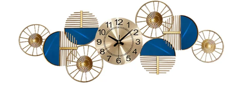 Four Wheels Wallclock 30*10 Inch Dial Size 8Inch