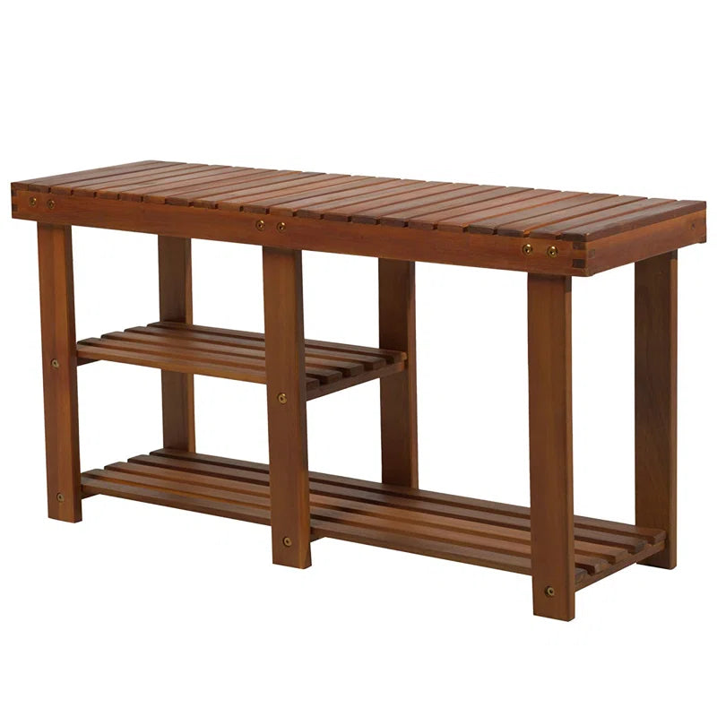 Salamone 6 Pair Solid Wood Shoe Rack OUCH CART