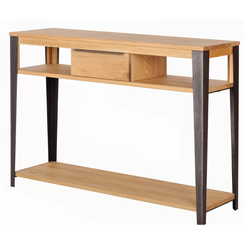 Henry olid Wood Top Console Table