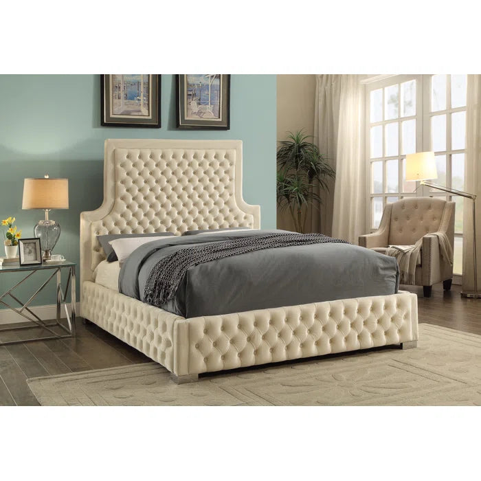 Schroeder Upholstered Platform Bed OUCH CART