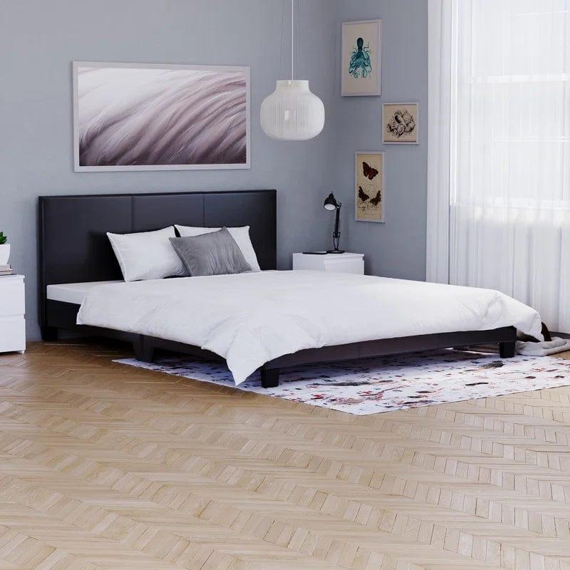 Scipio Upholstered Faux Leather Bed - Ouch Cart