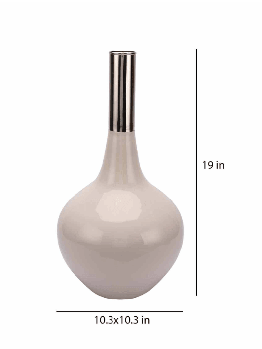 Stout Diedra Fawn Brass Floor Vase, - Ouch Cart