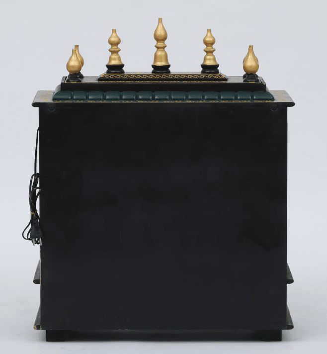 Multicolor Sheesham Wood & MDF Pooja Mandir With Door, - Ouch Cart