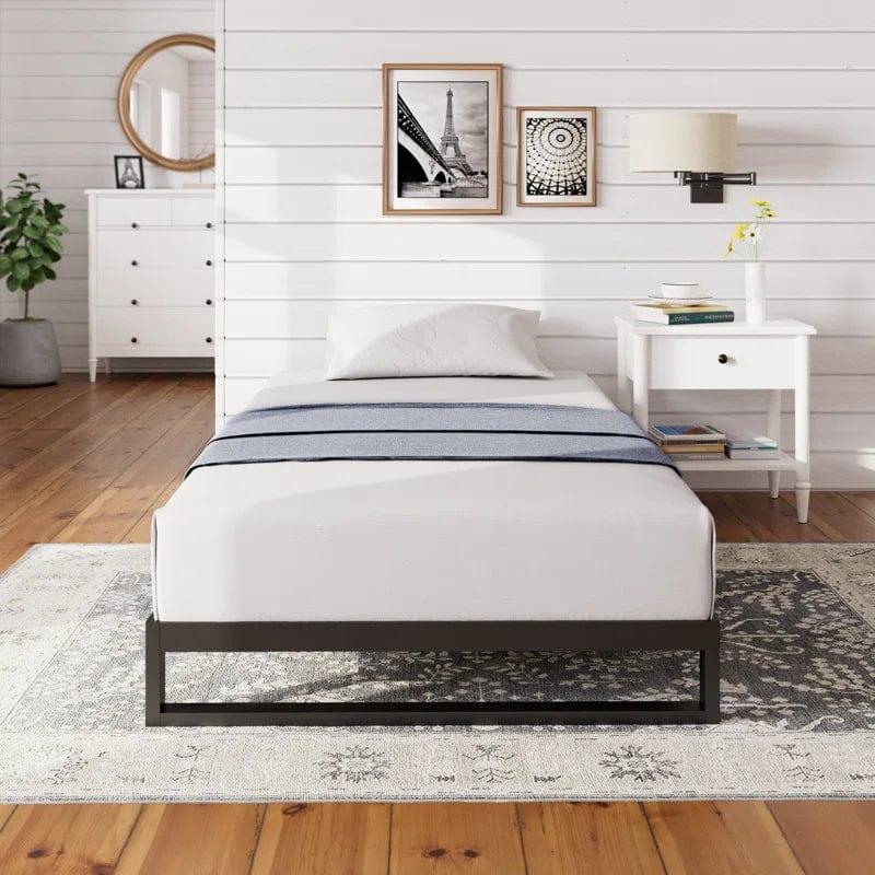 Shanaia Low Profile Metal Bed Frame - Ouch Cart