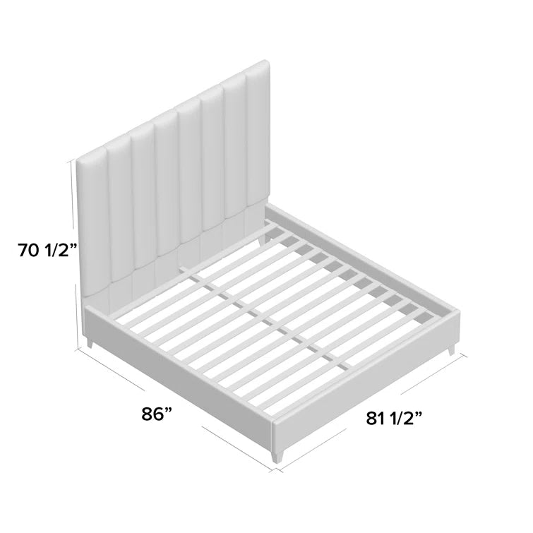 Sibert Upholstered Platform Bed OUCH CART