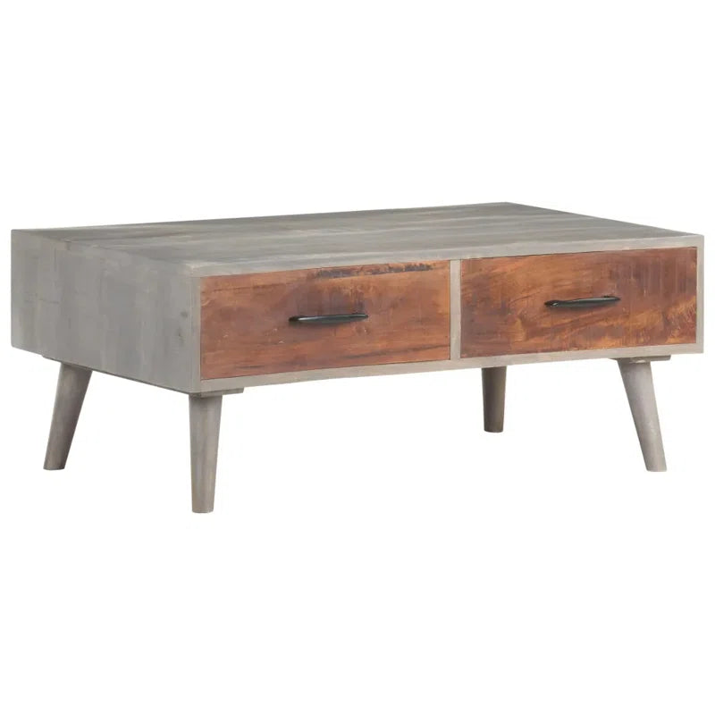 Hudson Coffee Table with Storage Ouch Cart
