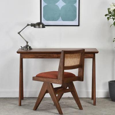Mariam Wood Study Table with Chair - Ouch Cart