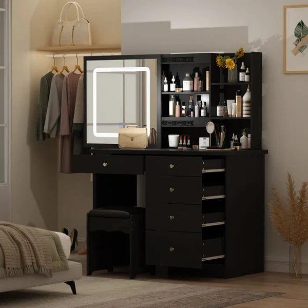 Trivia Vanity modern dressing table designs for bedroom dressing table mirror with lights - Ouch Cart