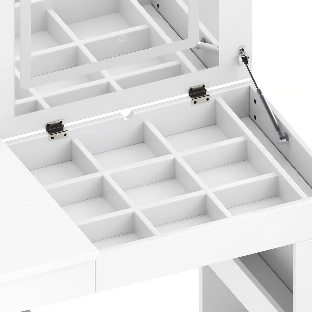 Thorn Flip-Top LED Makeup Vanity Table with Storage Drawers