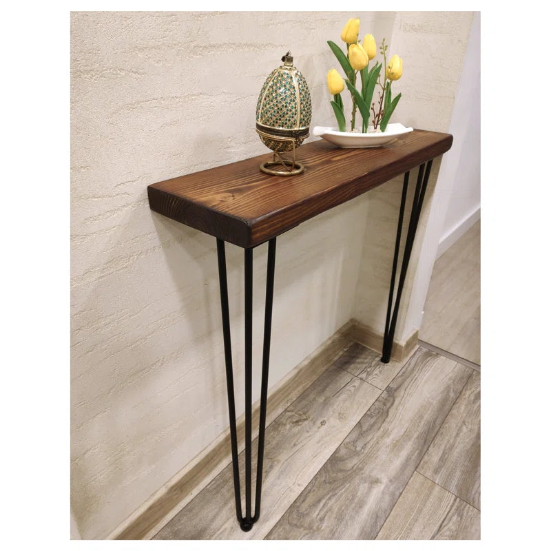 Elias Solid Wood Console Table Ouch Cart
