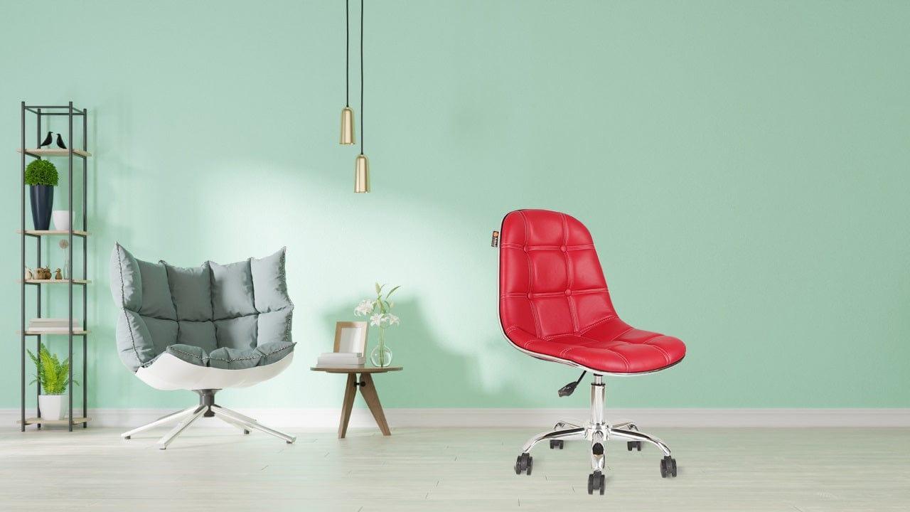 Adiko Lounge Chair in Red - Ouch Cart