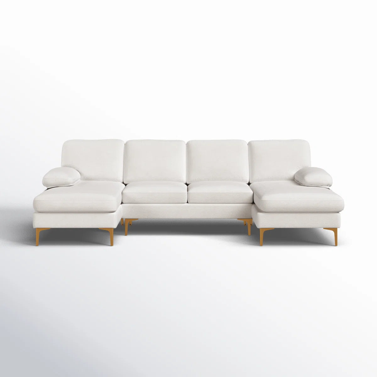 Glam Chenille Upholstered Modular Sectional Sofa