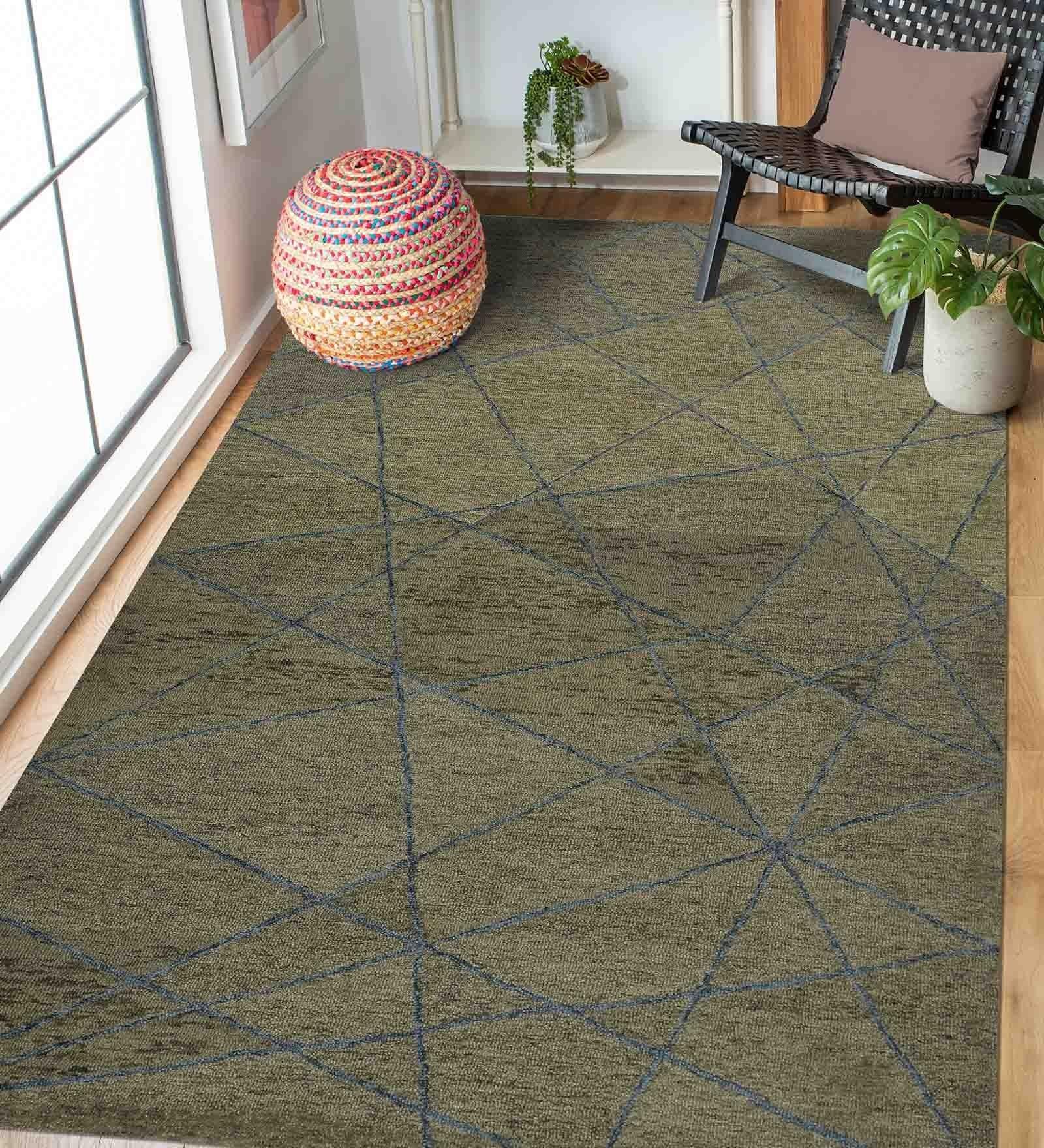 CEDAR Wool Asteria 5x8 Feet Hand-Tufted Carpet - Rug - Ouch Cart