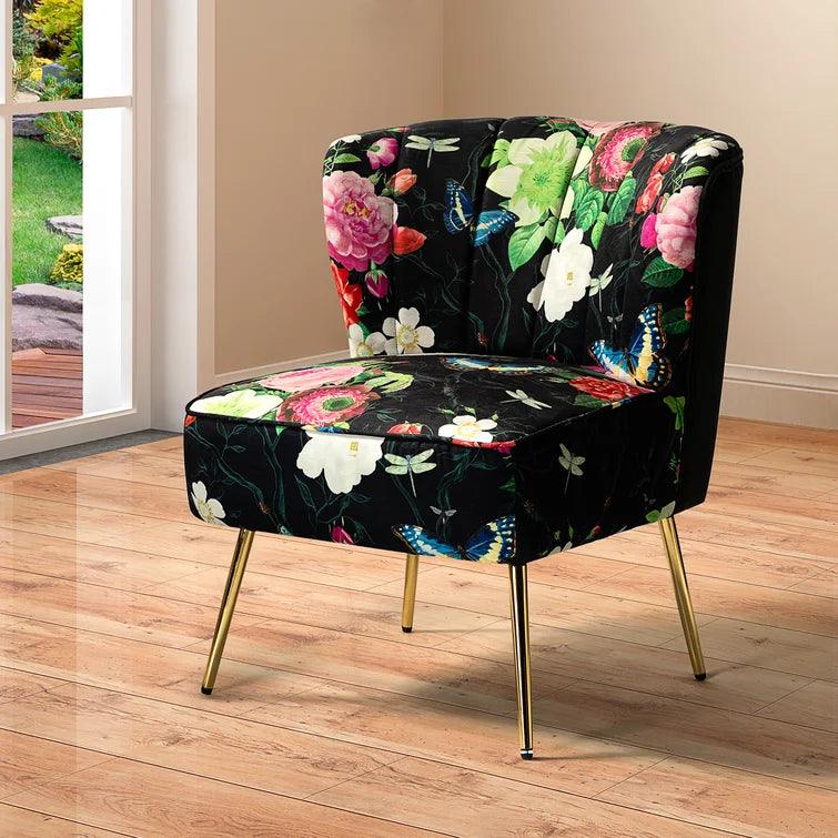 Upholstered Barrel Chair - Ouch Cart