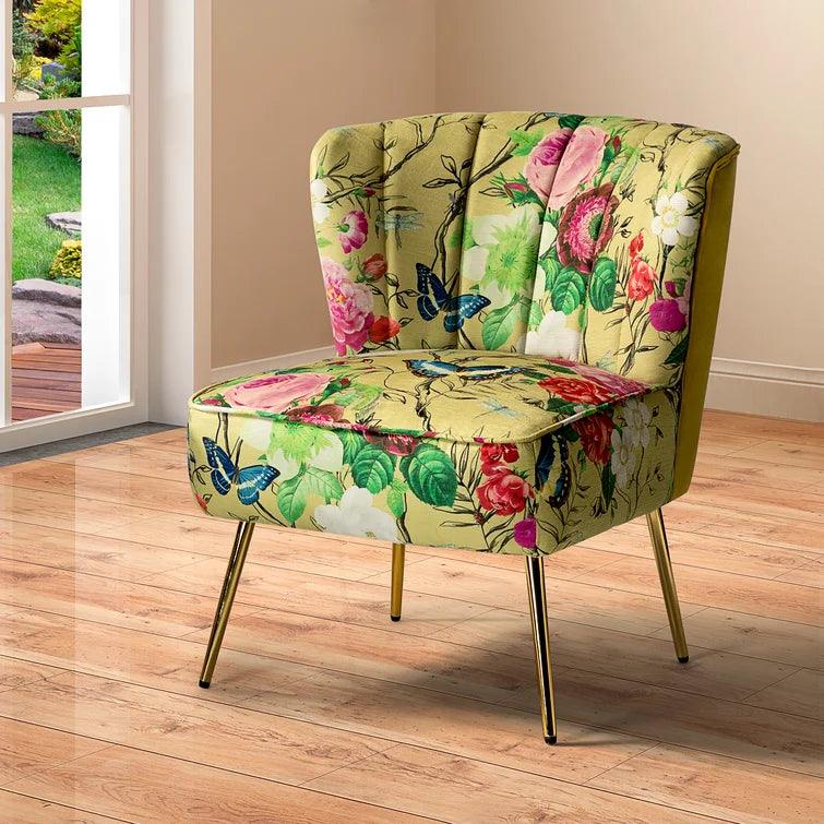 Upholstered Barrel Chair - Ouch Cart