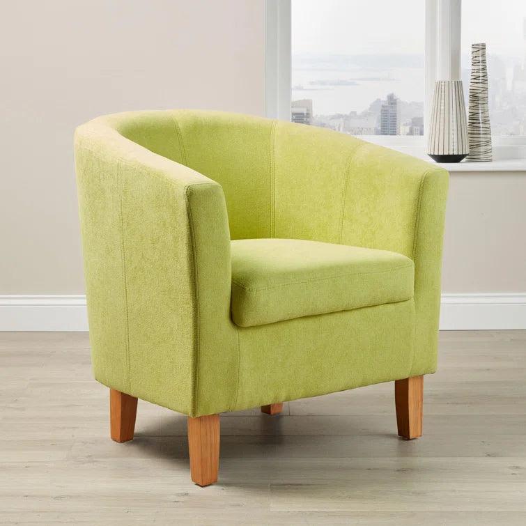 Upholstered Barrel Chair - Ouch Cart