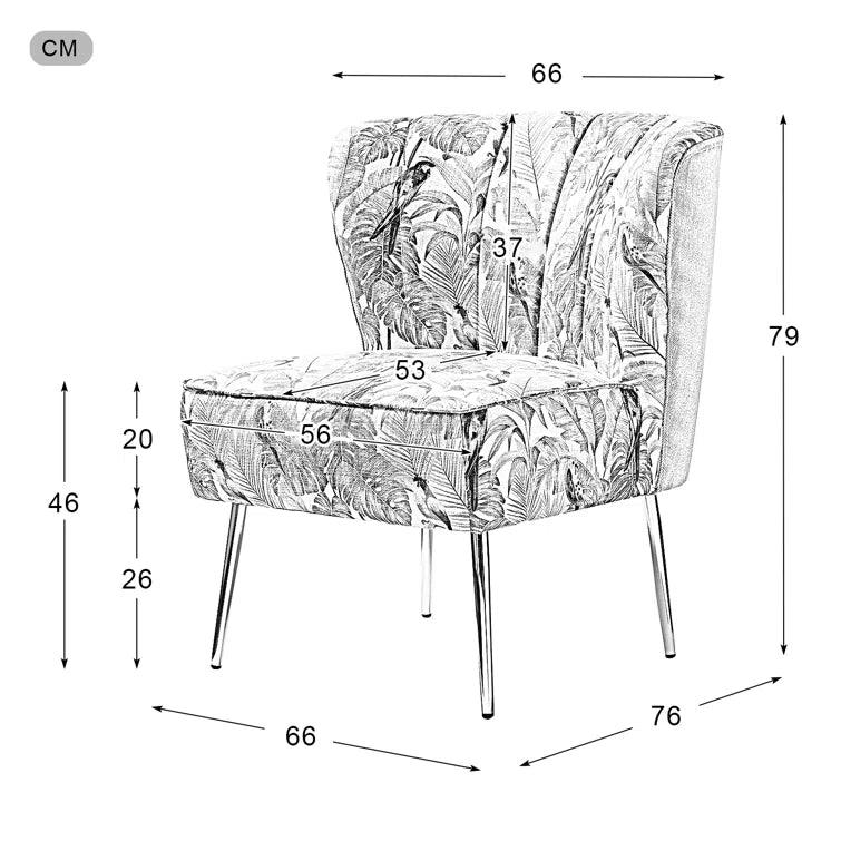 Upholstered Barrel Chair - Ouch Cart