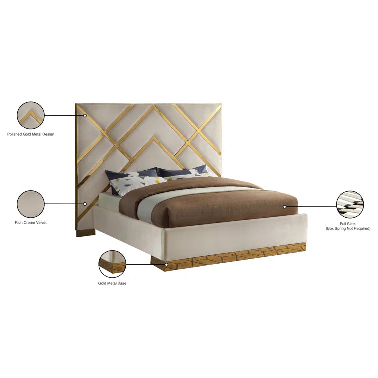 Upholstered Platform Bed OUCH CART