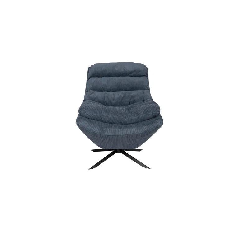Upholstered Swivel Accent Chair - Ouch Cart