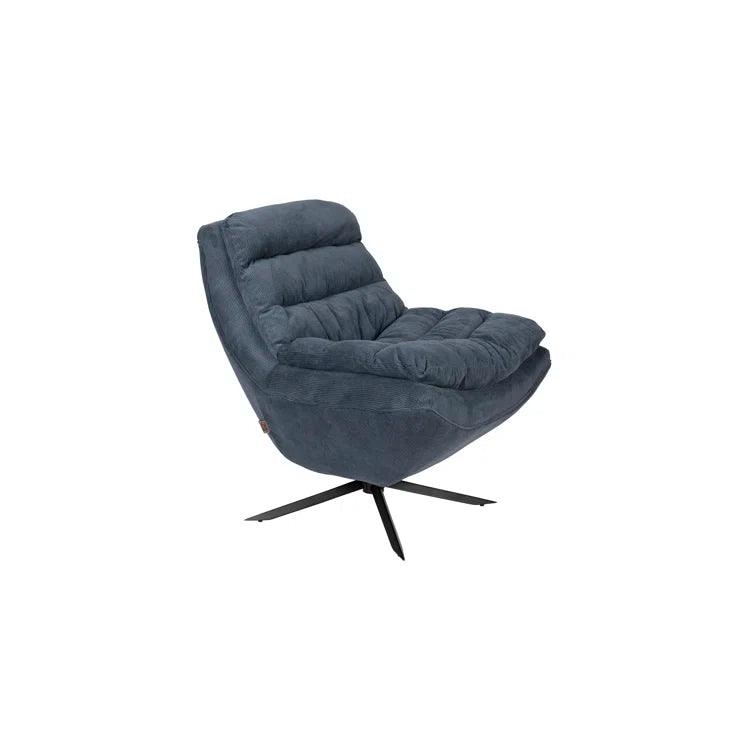 Upholstered Swivel Accent Chair - Ouch Cart