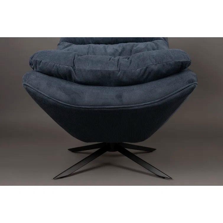 Upholstered Swivel Accent Chair - Ouch Cart