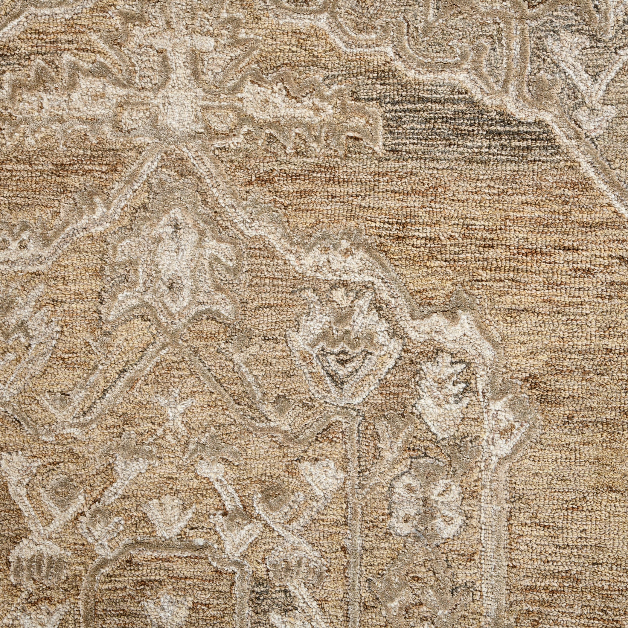 Saraswati Global Rug  Luxury Handmade  Area Rug - 8x10 Feet, Premium  Wool, Anti-Skid & Anti Slip Cotton Backing Carpet , Ideal for Bedroom, Living Room, and Dining Room, Kids Room, Office.