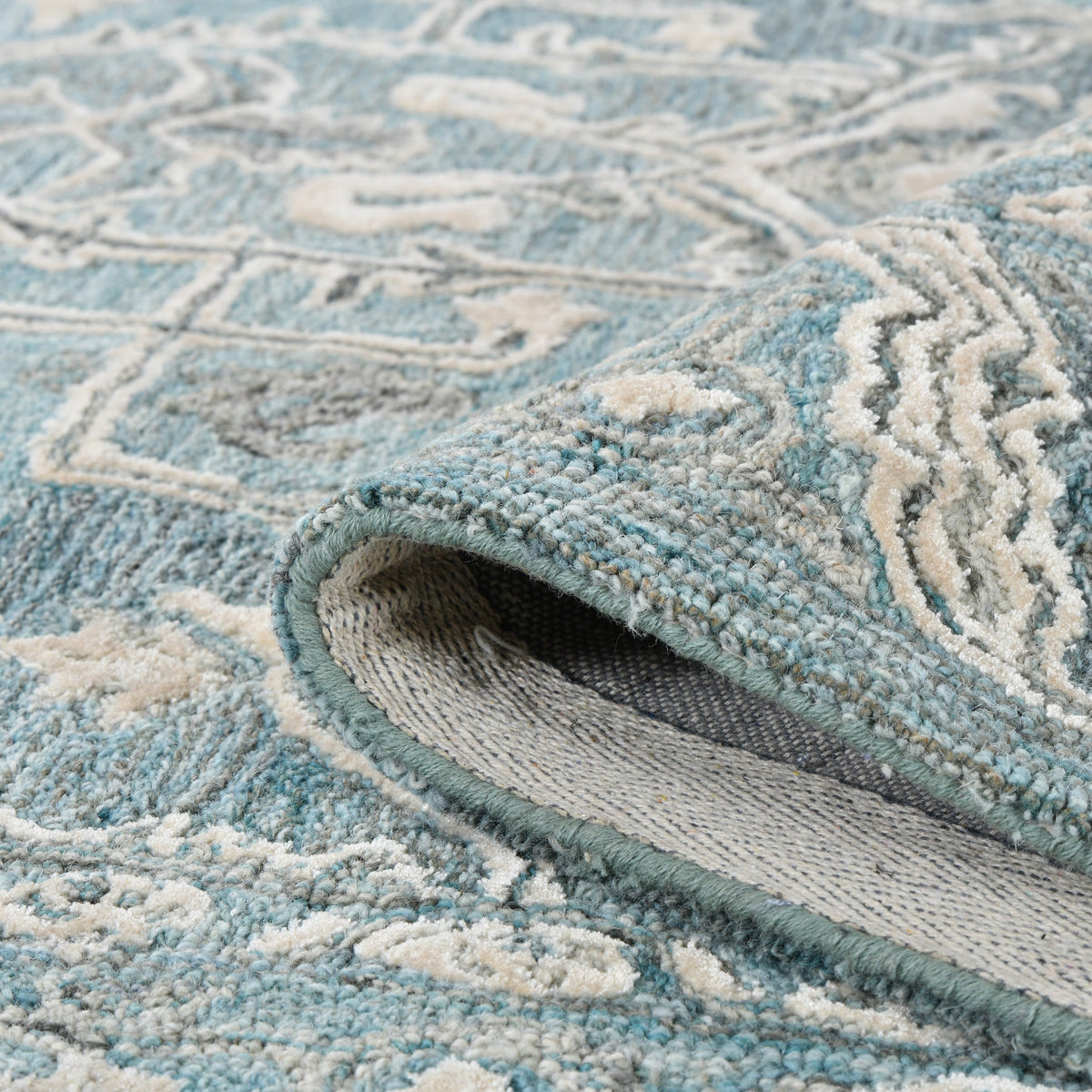Saraswati Global Rug, Wool Area Rug, 4x6 Feet, Luxurius Rug, Ideal for Bedroom, Living Room, and Dining Room, Kids Room, Office Rug, Anti-Skid & Anti Slip Backing Carpet. Saraswati Global