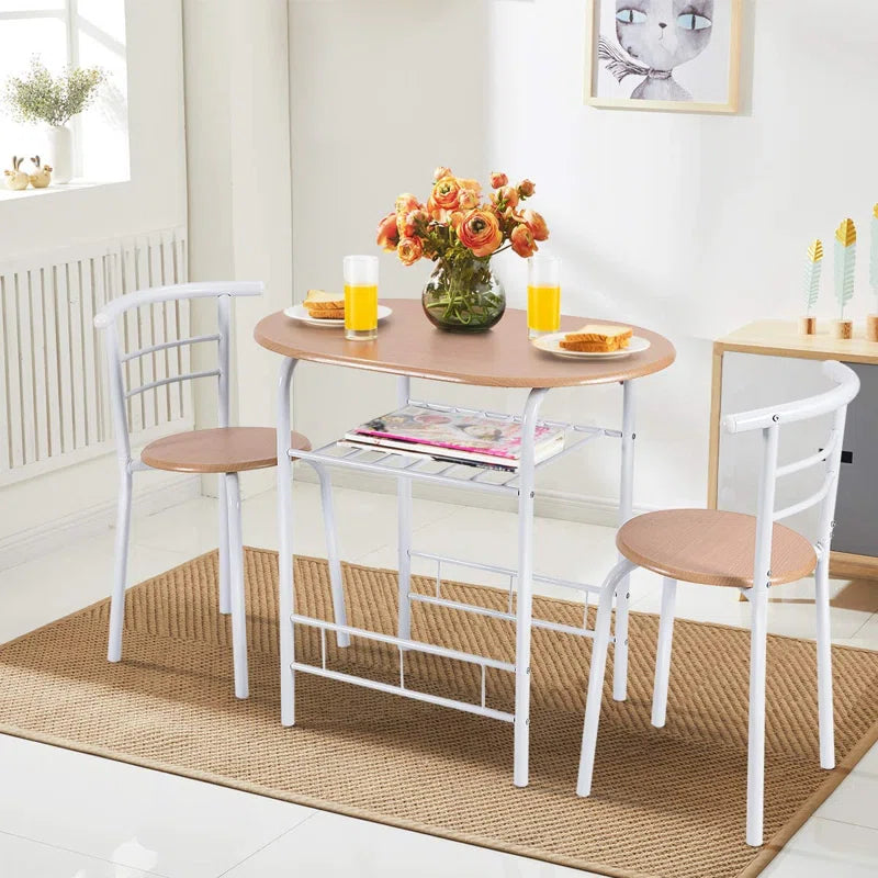 "3-Piece Dining Set: Simple, Stylish, and Perfect for Small Spaces" Ouch Cart