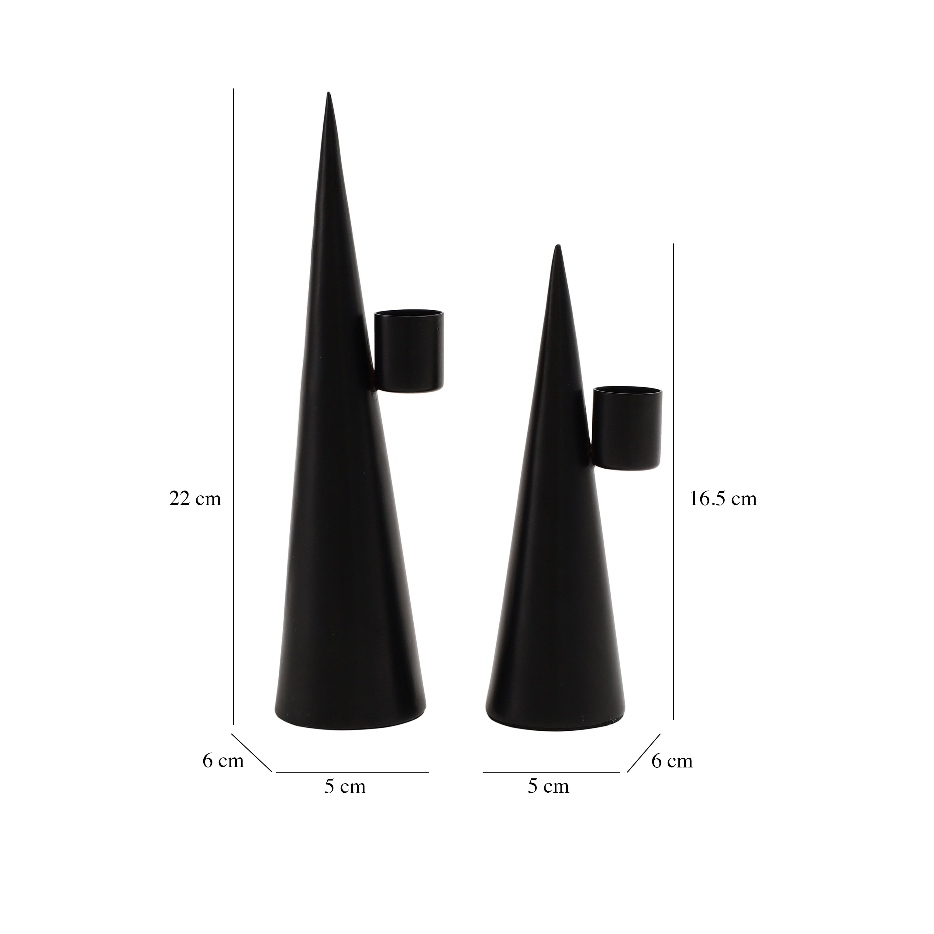 Solstice Cone Holder Black