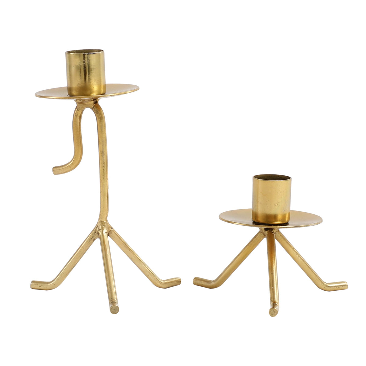 Marquesa Glow Candle Holders In Gold M.M.I. OVERSEAS