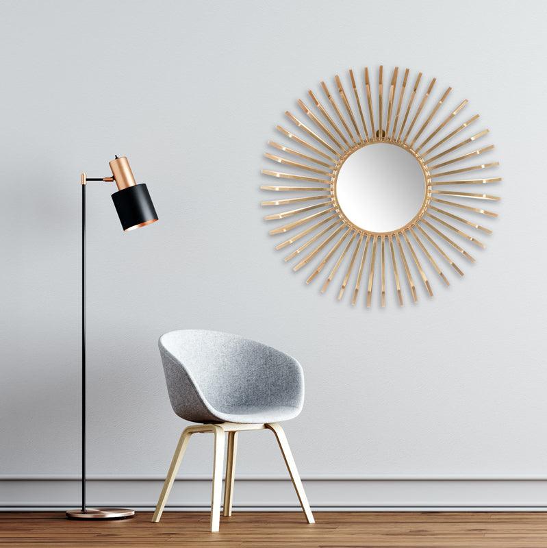 Modern Flower Wall Mirror - Ouch Cart