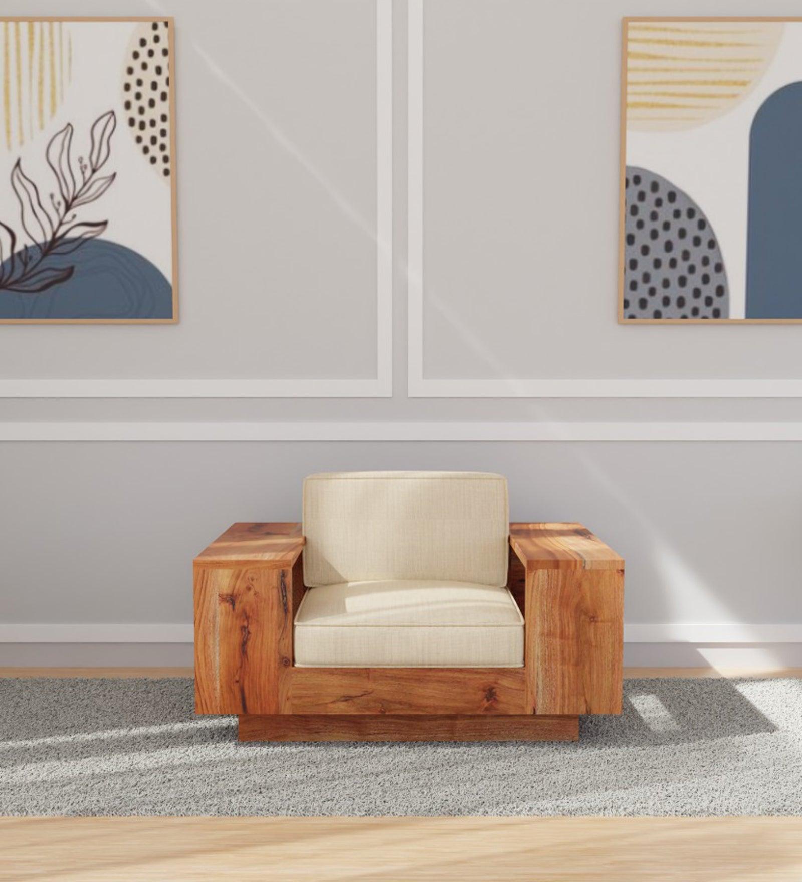 Serenerest Acacia Sofa In Light Reddish Honey - Ouch Cart