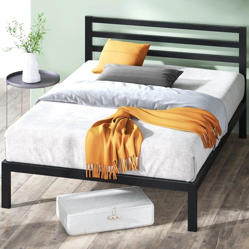 Wick Metal Bed Frame with Headboard - Ouch Cart
