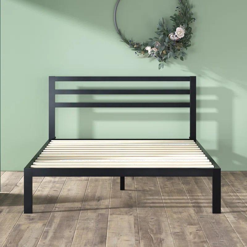 Wick Metal Bed Frame with Headboard - Ouch Cart