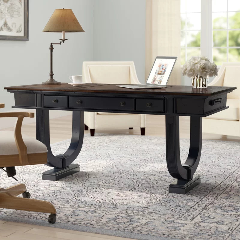 Sleek and Stylish Desk with Ample Storage and Spacious Surface Ouch Cart