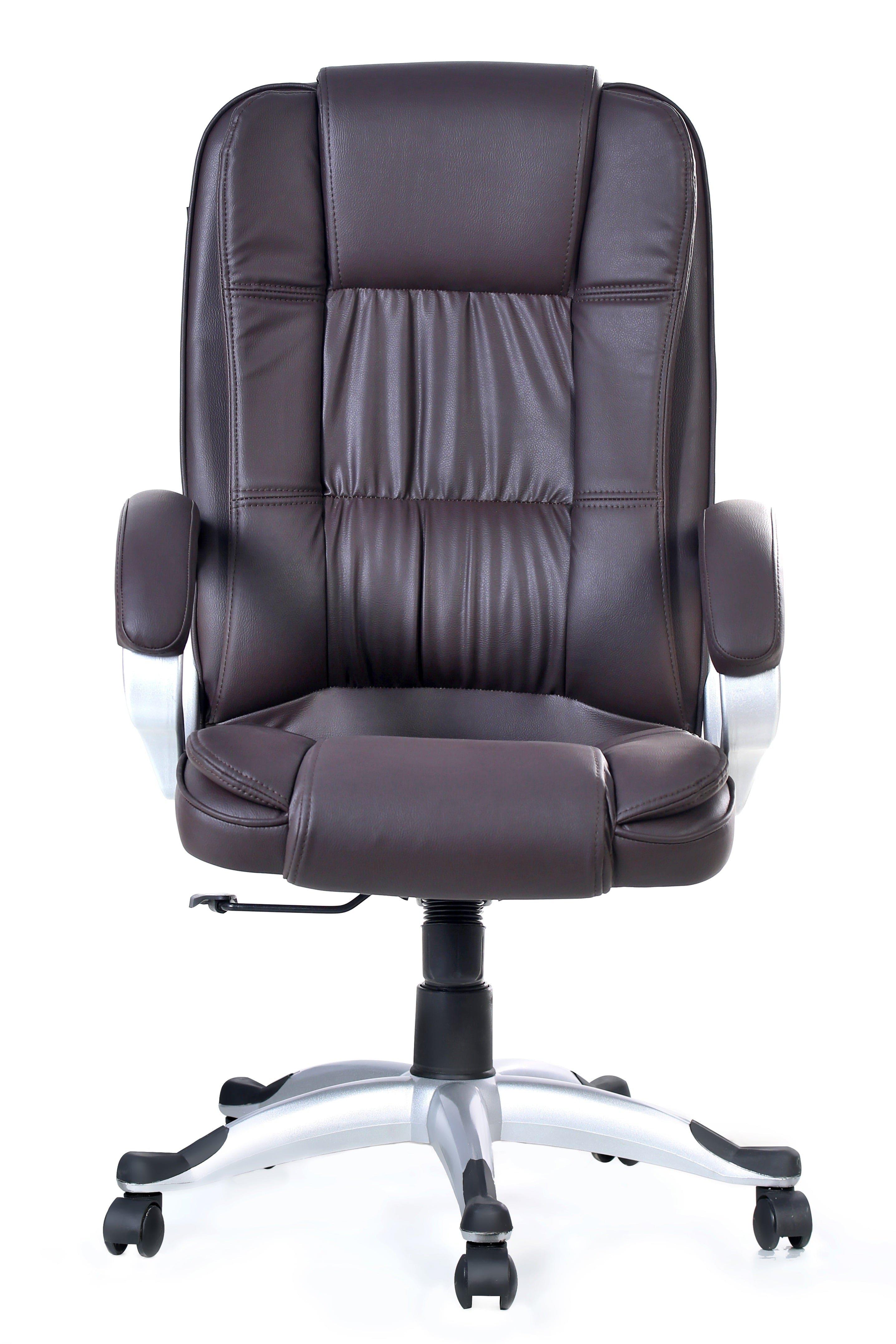 Smart Executive Chair in Brown Colour by Adiko Systems - Ouch Cart