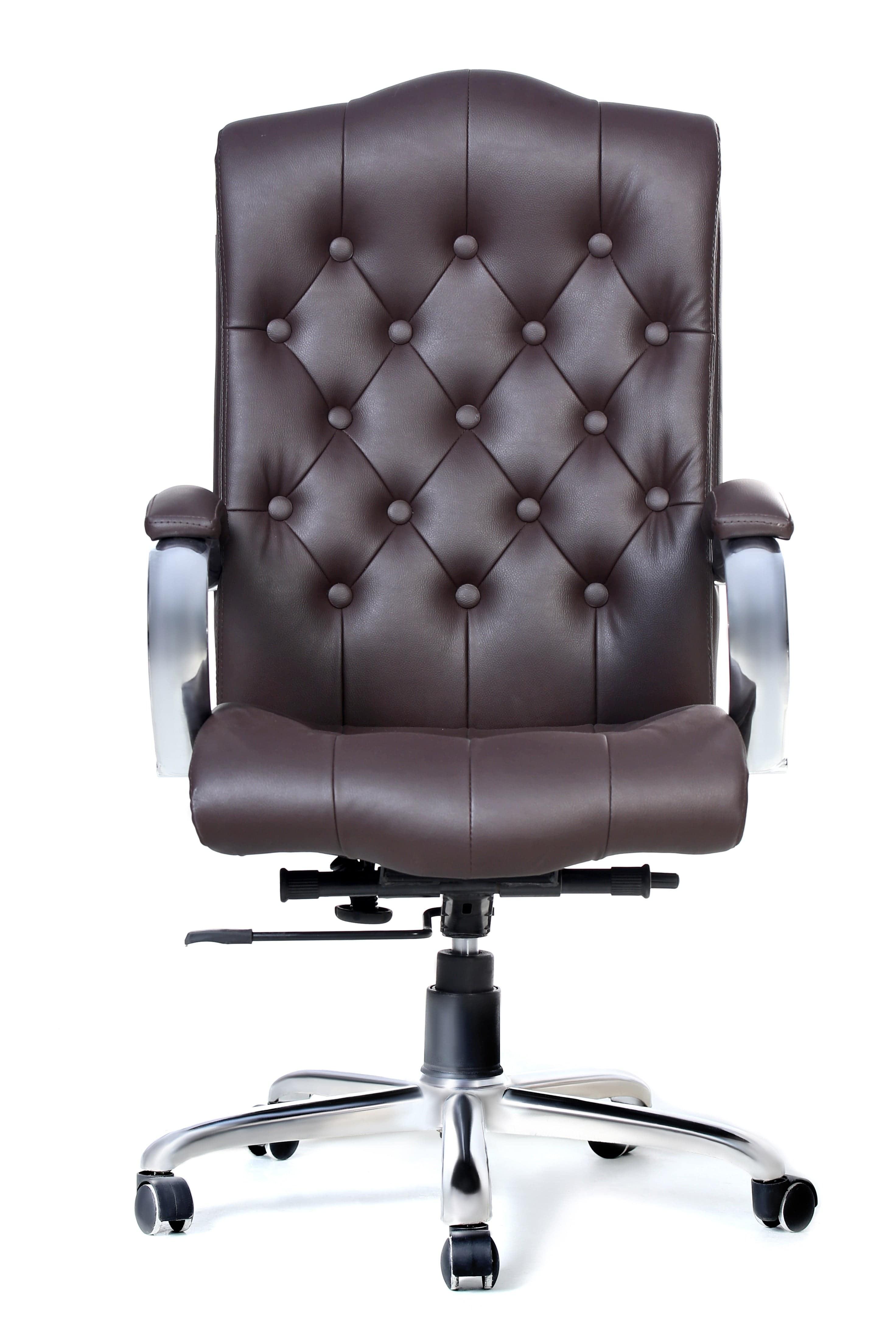 Adiko Classic Executive Revolving Office Chair in Brown - Ouch Cart