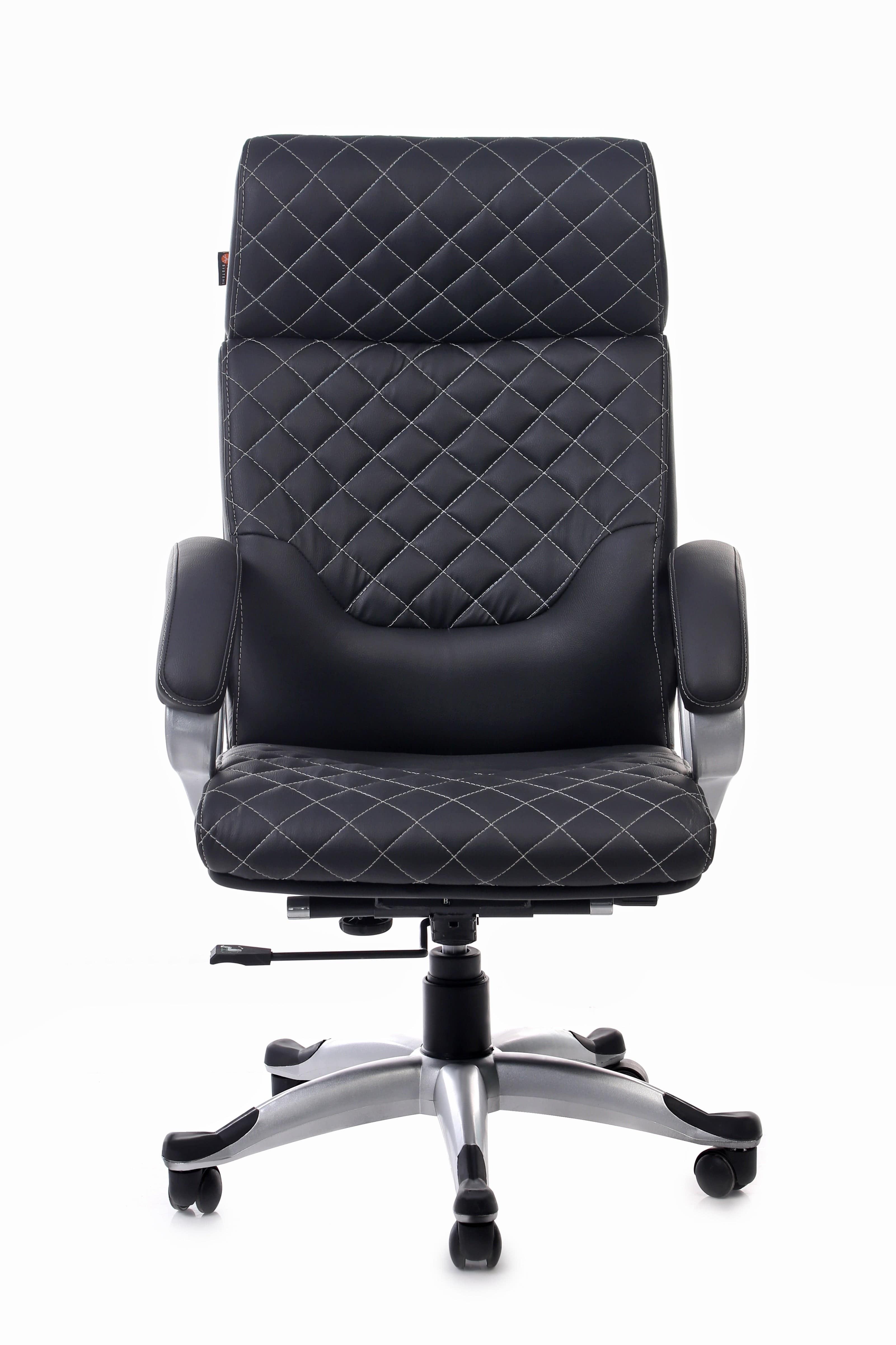 Adiko High Back Executive Revolving Office Chair in Black - Ouch Cart