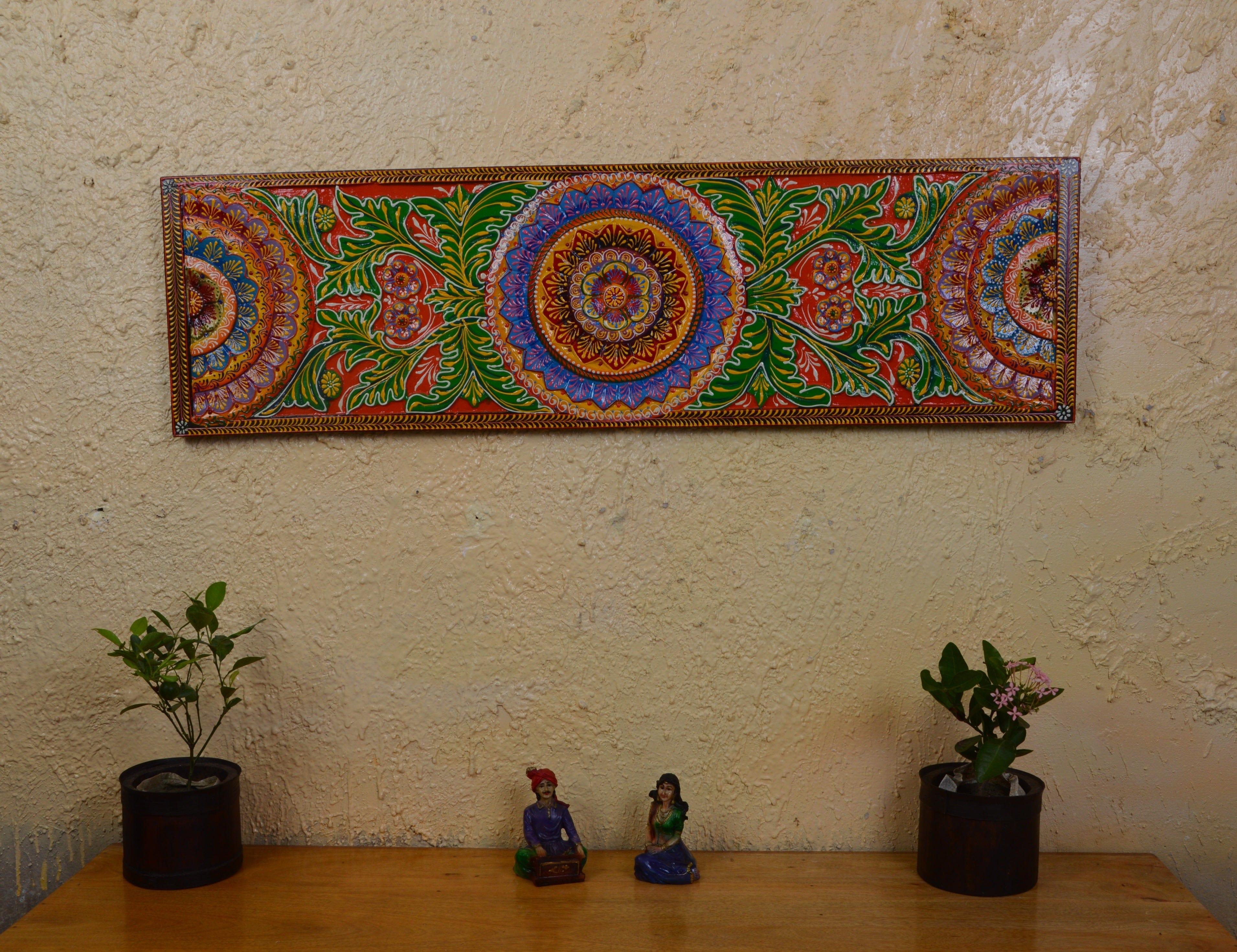 wooden painted wall panels - Ouch Cart