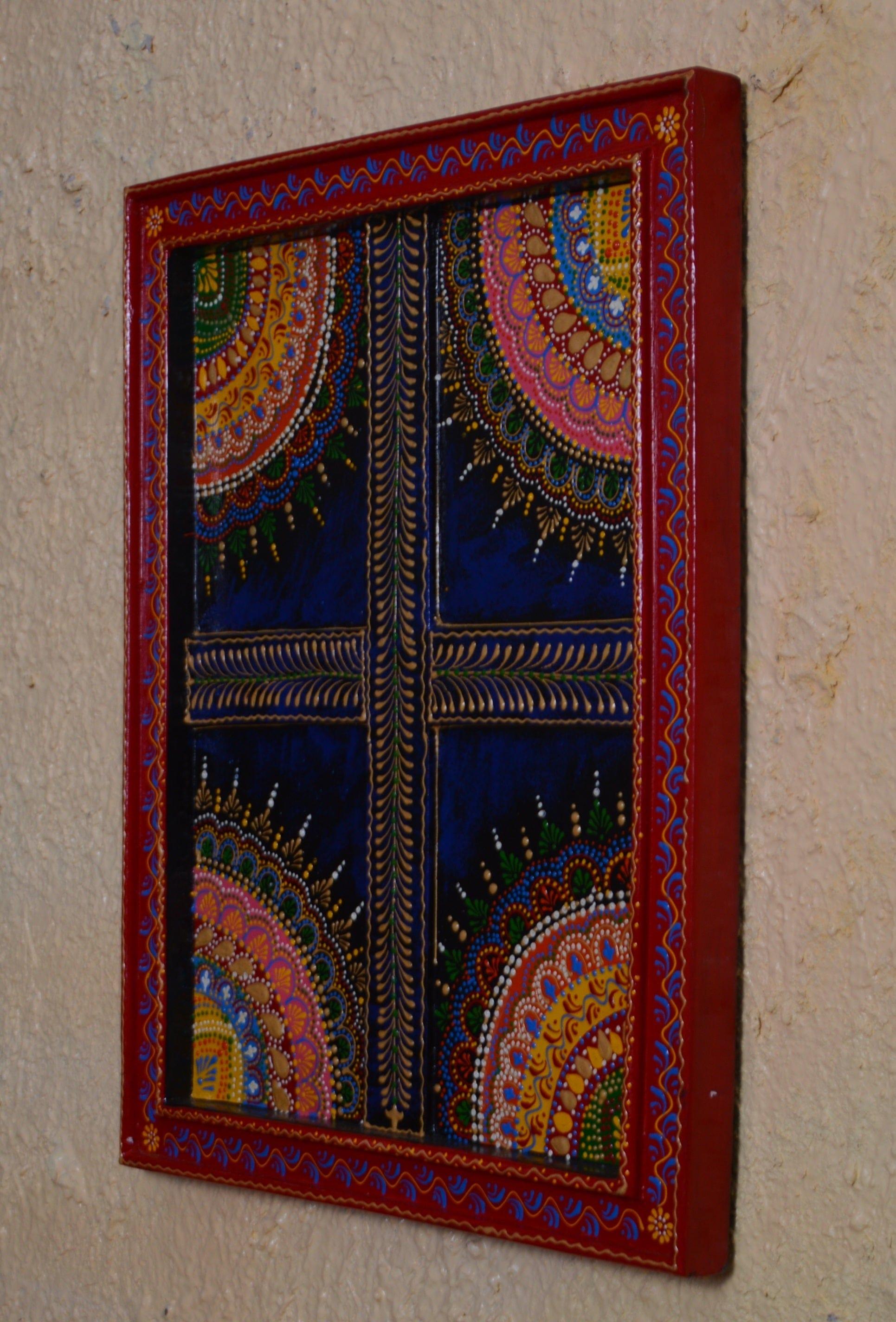 wooden painted wall panels - Ouch Cart