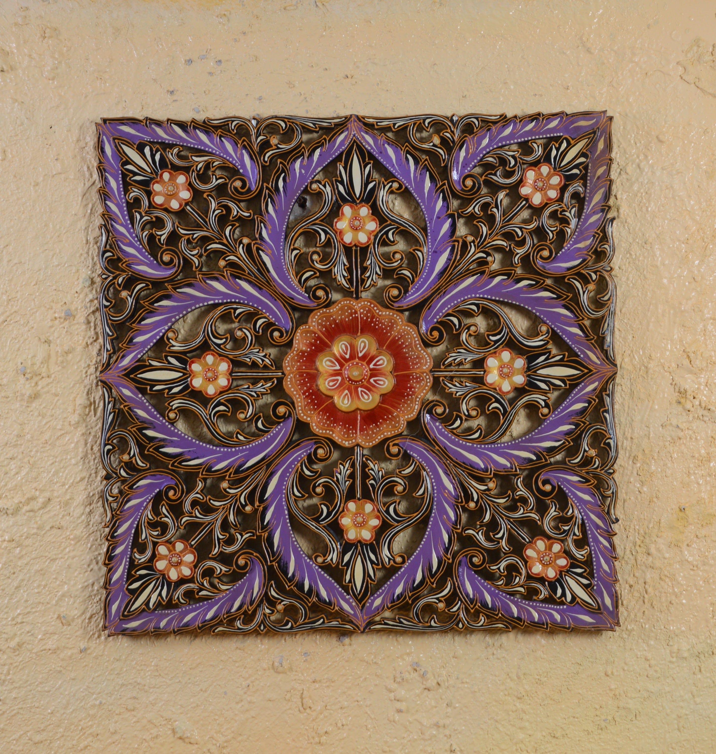 wooden painted wall panels - Ouch Cart