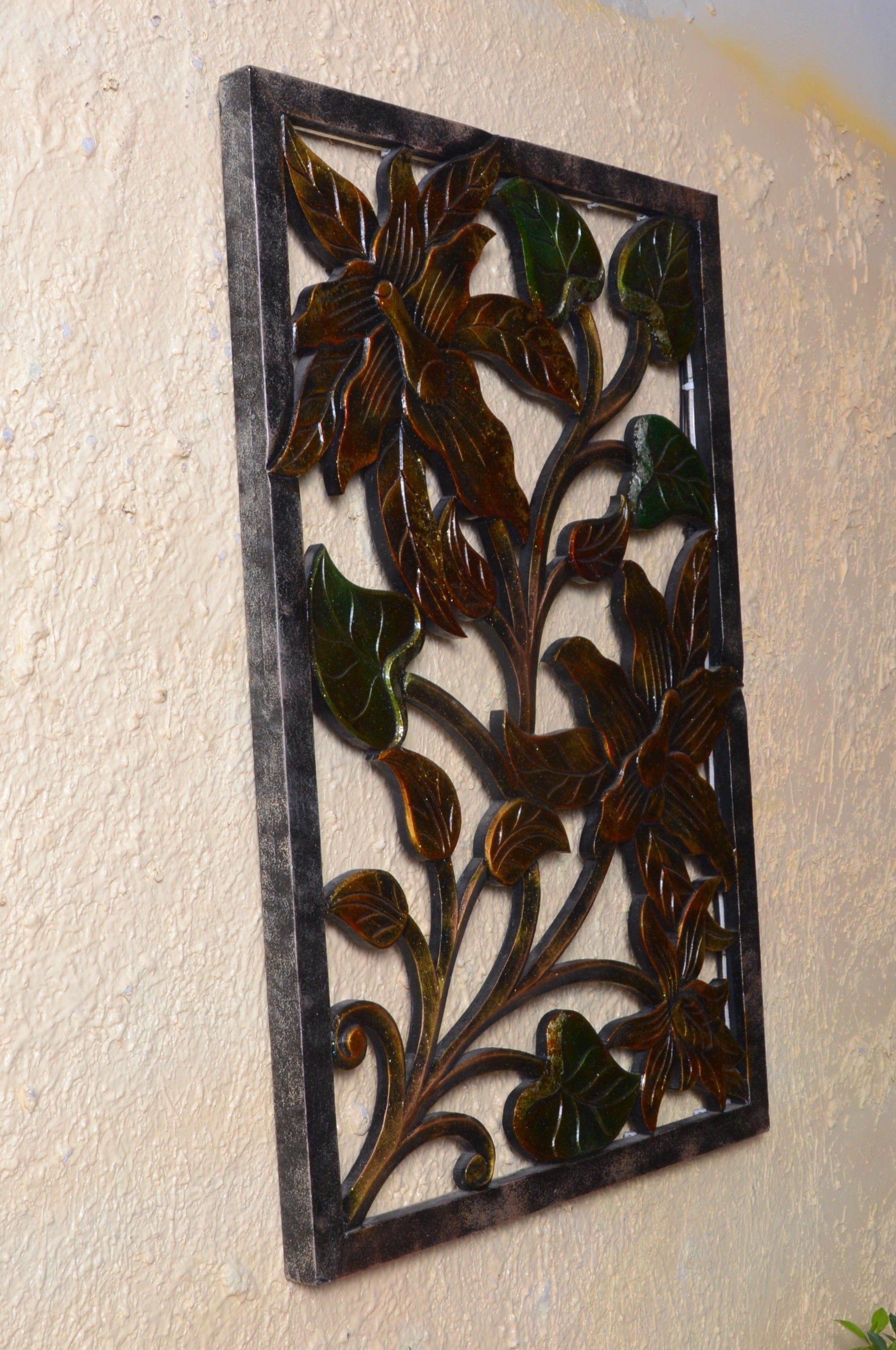 wooden painted wall panels - Ouch Cart