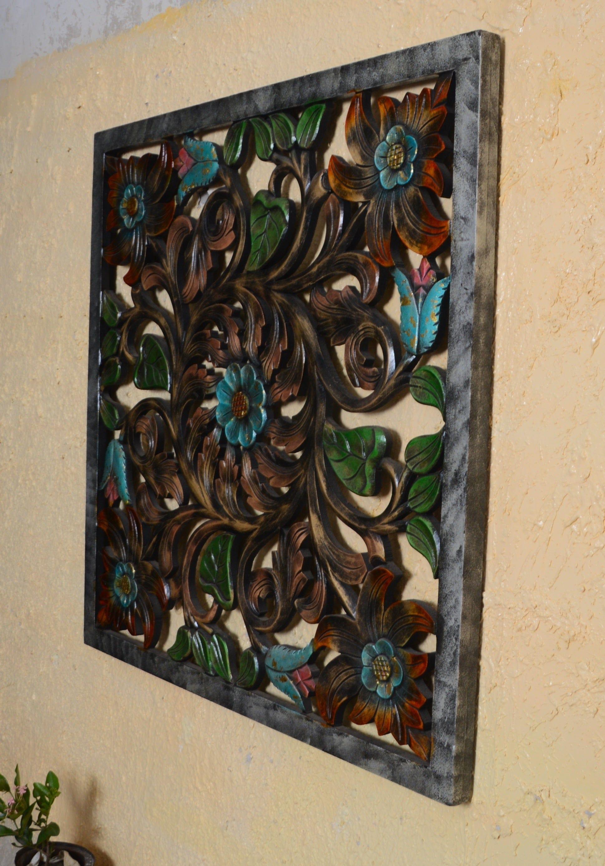 wooden painted wall panels - Ouch Cart
